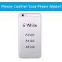 Screen Replacement for iPhone 6 [White] with Home Button, Mobkitfp Pre-Assembled LCD Display Digitizer with Camera+Earpiece+Sensors for A1549, A1586, A1589, Include Repair Tools+Magnetic Screw Mat
