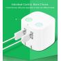 USB Wall Charger, Auto Shut Off Cell Phone Wall Charger with Foldable Plug 12W 2.4A BULL Ultra Compact Dual Port Travel Power Adapter for iPhone Xs/Max/XR/X/876/Plus, iPad,Samsung S4/S5 and More