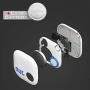 Tile Key Finder Locator Smart Tracker - &quotNut 2" Bluetooth Item Anti-Lost Phone Finder with App, Item Car Key GPS Alarm Tracer Reminder Chip for Bag Phone Pets Dog Keychain Wallet Purse Luggage, White