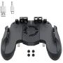 Mcbazel H9 Six Finger PUBG Game Controller with Cooling Fan for iOS Android Mobile Phone – Black