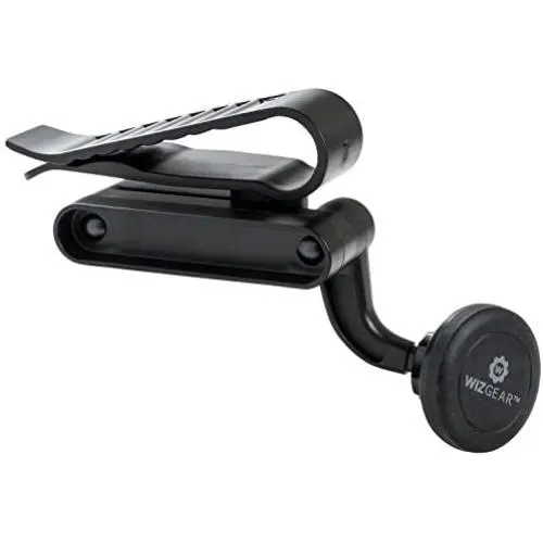 WizGear Universal Visor Magnetic Car Mount Holder, for Cell Phones with Fast Swift-Snap TM Technology, Magnetic Cell Phone Mount (Visor Mount) WizGear Universal Visor Magnetic Car Mount Holder, for Cell Phones with Fast Swift-Snap TM Technology, Magnetic Cell Phone Mount (Visor Mount)