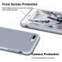Vooii iPhone 8 Plus Case, iPhone 7 Plus Case, Soft Silicone Gel Rubber Bumper Case Microfiber Lining Hard Shell Shockproof Full-Body Protective Case Cover for iPhone 7 Plus /8 Plus - Lavender Grey