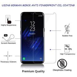 Galaxy Note 9 Screen Protector, (2-Pack) Tempered Glass Screen Protector[Force Resistant Up to 11 Pounds][Easy Bubble-Free] Case Friendly for Samsung Note9