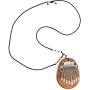 TIMESETL 8 Key Kalimba Mini Thumb Piano With Pendant, Portable Mbira Solid Wood Finger Piano for Kids and Adults Beginners