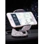 Forala Bling Bling Car Phone Mount with One More Air Vent Base Crystal Cell Phone Holder Universal Fit for Dashboard,Windshield and Air Vent