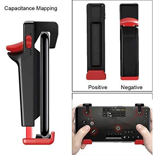 Capair Mapping Mobile Gaming Trigger Gamepad Trigger for Android for iOS Phones (Black)