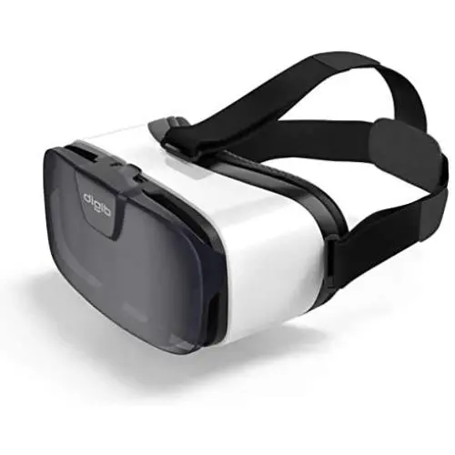 Virtual Reality Goggles for iPhone & Android Phones | 3D Virtual Glasses | AR/VR Headset Perfect Work with Max Size Smartphones | Eye-Safe Adjustable HD Quality Lenses (Premium) Virtual Reality Goggles for iPhone & Android Phones | 3D Virtual Glasses | AR/VR Headset Perfect Work with Max Size Smartphones | Eye-Safe Adjustable HD Quality Lenses (Premium)