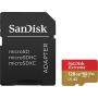 SanDisk 128GB Extreme microSDXC UHS-I Memory Card with Adapter - C10, U3, V30, 4K, A2, Micro SD - SDSQXA1-128G-GN6MA
