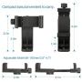 ORIbox Phone Tripod Stand Adapter Cell Phone Holder Mount Adapter, Fits iPhone, Samsung, and All Phones, Rotates Vertical and Horizontal, Adjustable Clamp