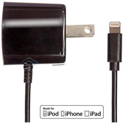 Apple Certified iPhone Lightning Charger - Wall Plug - for iPhone 11 Pro XS Max X XR XS SE 8 Plus 7 6S 6 5S 5 5C - Pins Fold - 2.1a Rapid Power - Take for Travel - Black