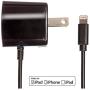 Apple Certified iPhone Lightning Charger - Wall Plug - for iPhone 11 Pro XS Max X XR XS SE 8 Plus 7 6S 6 5S 5 5C - Pins Fold - 2.1a Rapid Power - Take for Travel - Black