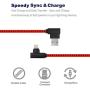 Lightning Cable iPhone Charger - Ultra-Durable [Apple MFI Certified] iPhone Charging Cord with 30000 Bend Lifespan for Apple iPhone Xs Max/XS/XR/X, 8 7 6 6S 6 Plus, iPad, iPod (5 Pack-Black Red)