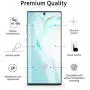 [2 Pack] Galaxy Note 10 Privacy/HD Screen Protector, Anti-Spy Flexibel Film TPU Screen Protector for Galaxy Note 10 6.3 Inch 2020 [Support Fingerprint ID] [Case Friendly] [Full Coverage] - Black