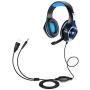 TURN RAISE 3.5mm Stereo Gaming Headset for Xbox one PS4 PC, Surround Sound Over-Ear Headphones with Noise Cancelling Mic, LED Lights, Volume Control Gamer Headset for Laptop, Tablet, iPad, Smartphones