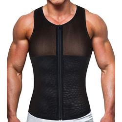 TAILONG Men Shirt Vest Slimming Underwear Body Shaper Tight Tank Top Waist Trainer Tummy Control Girdle