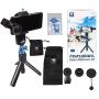 SIRUI VK-3K Handheld Gimbal Stabilizer and Selfie Stick with 18mm Wide Angle Lens, Compatible with Most Smartphones