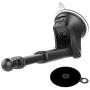 Replacement Suction Cup Mount Part, with Replacement Dashboard Pad Disc, 17.2mm Ball Joint Suction Cup with Adhesive Mounting Disk for Phone Mount Phone Holder, Magnetic Mount, Windshield/Window Mount