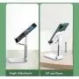 Adjustable Cell Phone Stand, Foldable Desktop Cell Phone Holder Cradle Dock Holder, Phone Stand for iPhone and All Smart Phones and Tablets(White) Adjustable Cell Phone Stand, Foldable Desktop Cell Phone Holder Cradle Dock Holder, Phone Stand for iPhone and All Smart Phones and Tablets(White)