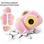 omzer Kids Camera for 4-8 Year Old Girls, Shockproof Cameras Great Mini Child Camcorder for Little Girl with Soft Silicone Shell for Outdoor Play,Pink(16G SD Card Included)