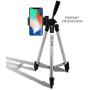 Acuvar 50" Inch Aluminum Camera Tripod with Quick Release + Universal Smartphone Mount for iPhone 11 Pro, 11 Pro Max, Xs, SE 2, Xr, X, 8, 8+, Pixel 3, XL, Android Note 10, S10, S20 & More Smartphones