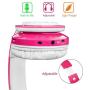 Kids Headphones Bluetooth Wireless 85db Volume Limited Childrens Headset, up to 6-8 Hours Play, Stereo Sound, SD Card Slot, Over-Ear and Build-in Mic Wireless/Wired Headphones for Boys Girls(Pink)