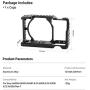 SMALLRIG Camera Cage only for Sony A6000 A6300 ILCE-6000 ILCE-6300 NEX7 with 1/4" 3/8" Mounting Points and Built-in Cold Shoe - 1661