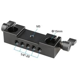 CAMVATE 15mm Rod Clamp Railblock for DSLR 15mm Rail Rig Rod Support System(2 PCS)