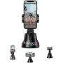 ROBOSHOOT Selfie Stick 360 Rotation Smart Track & Shooting Robot Cameraman - Auto Object/Face Tracking Holder, AI-Composition Super Camera Mount Tripod for Smartphone and Camera.
