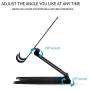 Cell Phone Stand,Tablet Stand，Foldable and Adjustable Metal Mobile Phone Bracket，Cradle Dock for Desk, Home, Office, Travel