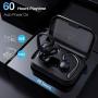 Arbily Wireless Earbuds Bluetooth 5.0 Headphones, True Wireless Stereo Earphones Sport Waterproof IPX7 60H Play Time with Charging Case for Workout Running