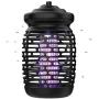 Bug Zapper Attractant Electric Mosquito Zappers Killer Insect Fly Trap, Waterproof Outdoor Indoor Electronic Light Bulb Lamp for Patio Backyard