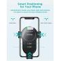 LETSCOM Wireless Car Charger,15W Qi Fast Charging Car Mount Charger Auto-Clamping Smart Positioning Air Vent Phone Holder Compatible with iPhone11/11Pro/11Pro Max/XS/XR/X/8/8+,SamsungS10/S10+/S9/S8