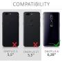 kwmobile TPU Silicone Case Compatible with OnePlus 6 - Soft Flexible Rubber Protective Cover - Black