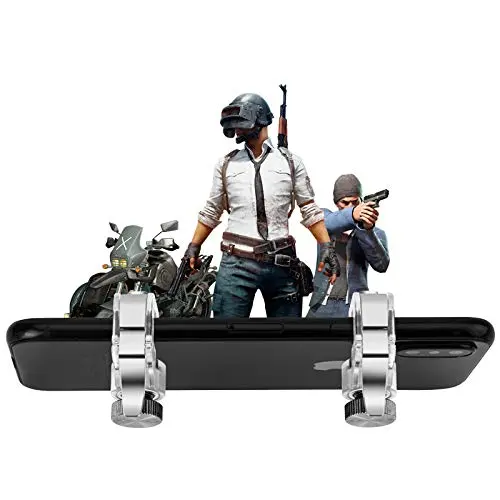 2PCS Mobile Phone Game Fire Button Smart Phone Metal Game Trigger L1 R1 Shooter for Iphone Knives Out / Survival Rules / PUBG 2PCS Mobile Phone Game Fire Button Smart Phone Metal Game Trigger L1 R1 Shooter for Iphone Knives Out / Survival Rules / PUBG