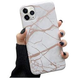 Hapitek iPhone 11 Pro Max Case, iPhone 11 Pro Max Marble Case, Slim Soft Flexible TPU Marble Floral Pattern Protective Cover for Apple iPhone 11 Pro Max 6.5" Grey Marble