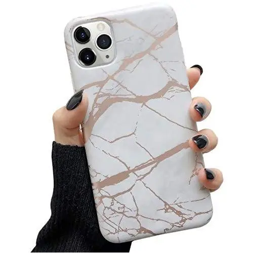 Hapitek iPhone 11 Pro Max Case, iPhone 11 Pro Max Marble Case, Slim Soft Flexible TPU Marble Floral Pattern Protective Cover for Apple iPhone 11 Pro Max 6.5" Grey Marble Hapitek iPhone 11 Pro Max Case, iPhone 11 Pro Max Marble Case, Slim Soft Flexible TPU Marble Floral Pattern Protective Cover for Apple iPhone 11 Pro Max 6.5" Grey Marble