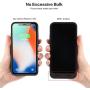 QTshine Battery Case for iPhone X/XS/10, Newest [6500mAh] Protective Portable Charging Case Rechargeable Extended Battery Pack for Apple iPhone X/XS/10(5.8) Backup Power Bank Cover - Black