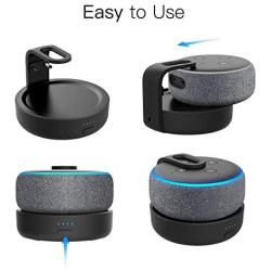 GGMM D3 Battery Base for Dot3 to Make Dot3 Portable, Black (Not Include The Speaker)