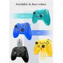 ipega-PG-SW020 Wireless Gamepad Controller with Vibrating six-axis Function for N-Switch /PS3 Galaxy S10/S10+ Galaxy S20 S20+5G LG Oppo VIVO MI Android Smartphone Tablet (Win 7 and Above) Blue