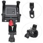 MAGT Mobile Phone Bracket, Universal Electric Bicycle Mountain Bike Motorcycle Mobile Phone Bracket Holder Clip Cycling Accessory(Black)