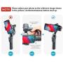 Neewer Gimbal 3-Axis Handheld Stabilizer with Zoom Control Auto Tracking 2 USB Charging Ways for iPhoneXs Max Xr X 8 Plus 8 7 6, Smartphone Samsung Galaxy S9+ S9 S8+ S8 S7 Huawei