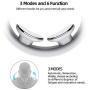 Neck Massager, HUNNAY Neck Relax Cordless Massager with Heat, 3 Modes 15 Levels Intelligent Portable Trigger Point Neck Massage Electric Pulses for Men and Women