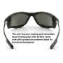 3M Safety Glasses, Virtua CCS, 1 Pair, ANSI Z87, Anti-Fog, Gray Lens, Black Frame, Corded Ear Plug Control System, Removable Foam Gasket