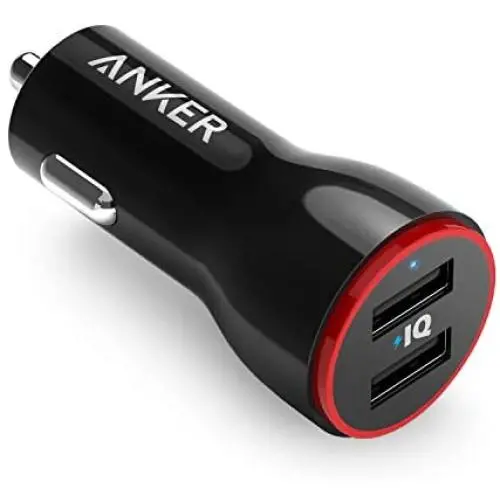 Anker 24W Dual USB Car Charger, PowerDrive 2 for iPhone X / 8/7 / 6s / Plus, iPad Pro/Air 2 / Mini, Note 5/4, LG, Nexus, HTC, and More Anker 24W Dual USB Car Charger, PowerDrive 2 for iPhone X / 8/7 / 6s / Plus, iPad Pro/Air 2 / Mini, Note 5/4, LG, Nexus, HTC, and More