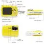 Smyidel Waterproof Mini Kid Camera High Definition 12MP HD 3M Underwater Swimming Digital Camera Camcorder 2.0 Inch LCD Display (Yellow) Smyidel Waterproof Mini Kid Camera High Definition 12MP HD 3M Underwater Swimming Digital Camera Camcorder 2.0 Inch LCD Display (Yellow)