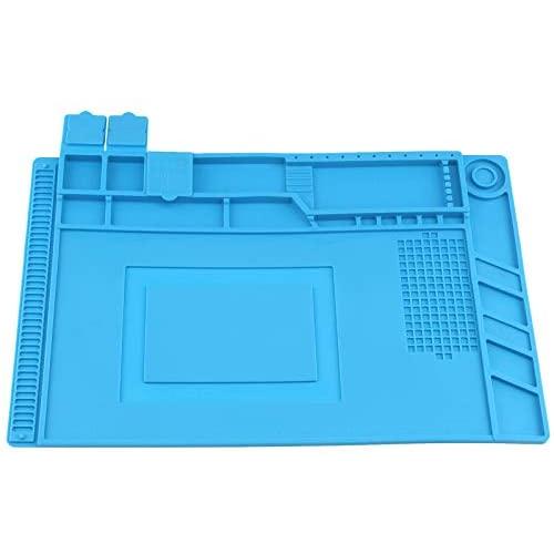 SING F LTD Silicone Repair Mat Anti Static Heat Insulation Pad Desk Mats Heat-Resistant 500 Compatible with Mobile Fixing Tool Phone Solder Repairing Tools