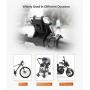 Cloud River Bike Phone Mount,Adjustable Silica Gel Bicycle Mobile Phone Bracket, 4.0“-6.3” Mobile Phone Bracket