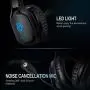 HTQ Gaming Headset for PS4, Xbox One S, PC with Soft Breathing Earmuffs, Adjustable Mic, Audio Stereo Sound & LED Lights, Xbox One Headset Compatible with PC Laptop Nintendo Switch (Blue) HTQ Gaming Headset for PS4, Xbox One S, PC with Soft Breathing Earmuffs, Adjustable Mic, Audio Stereo Sound & LED Lights, Xbox One Headset Compatible with PC Laptop Nintendo Switch (Blue)