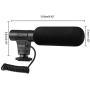 Camera Microphone,Veksun Video Microphone for DSLR Interview Shotgun Mic for Canon Nikon Sony Panasonic Fuji Videomic with Windscreen 3.5mm Jack