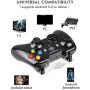 EasySMX Wireless 2.4g Game Controller Support PC (Windows XP/7/8/8.1/10) and PS3, Android, Vista, TV Box Portable Gaming Joystick Handle (Wireless Joystick)